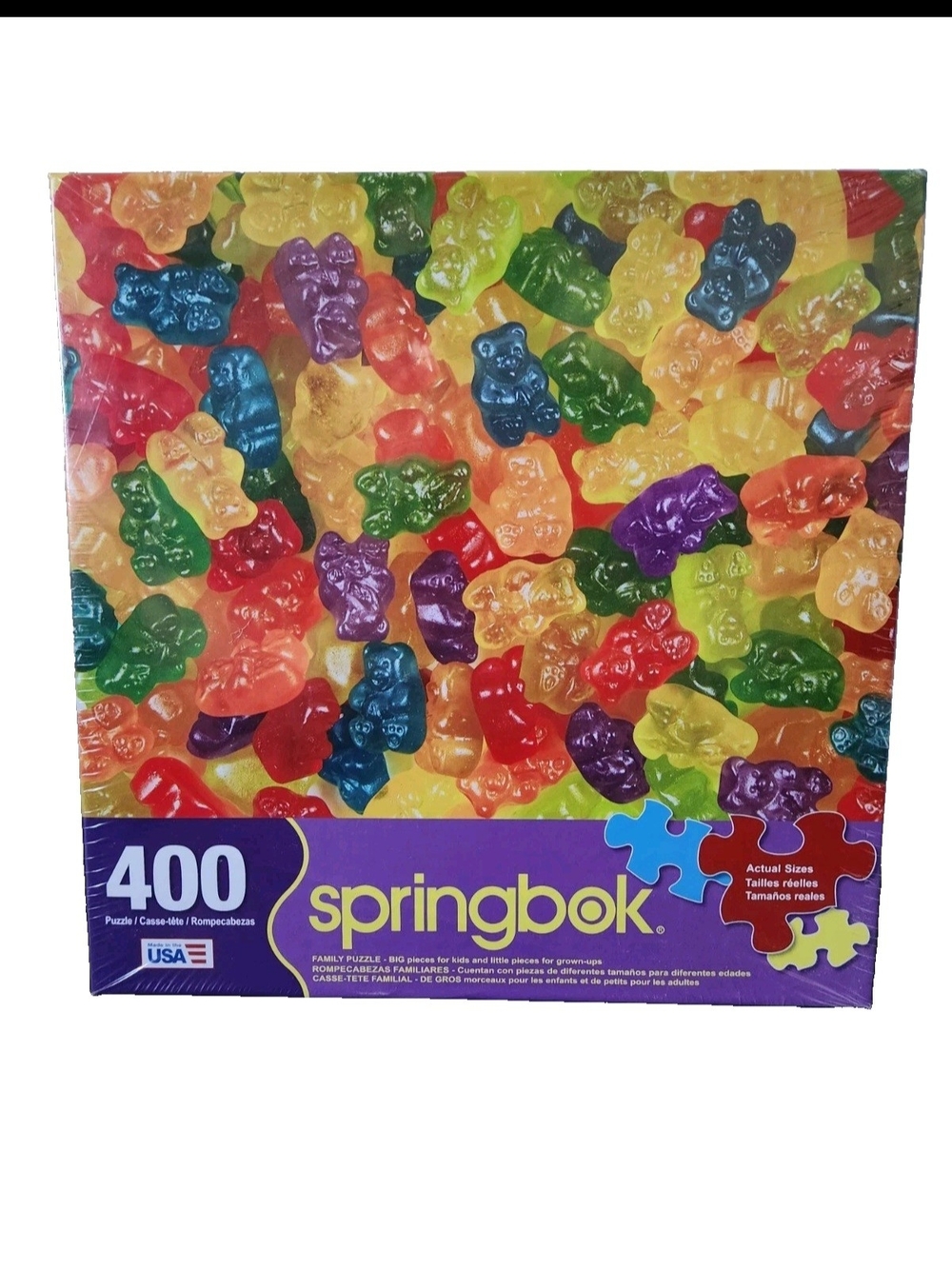 Springbok Gummy Bears 400-Piece Kids Puzzle - Multicolor